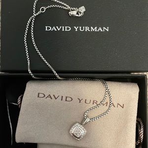 David Yurman petite Albion pendant pave diamond